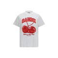 Ganni White Cotton T-Shirt