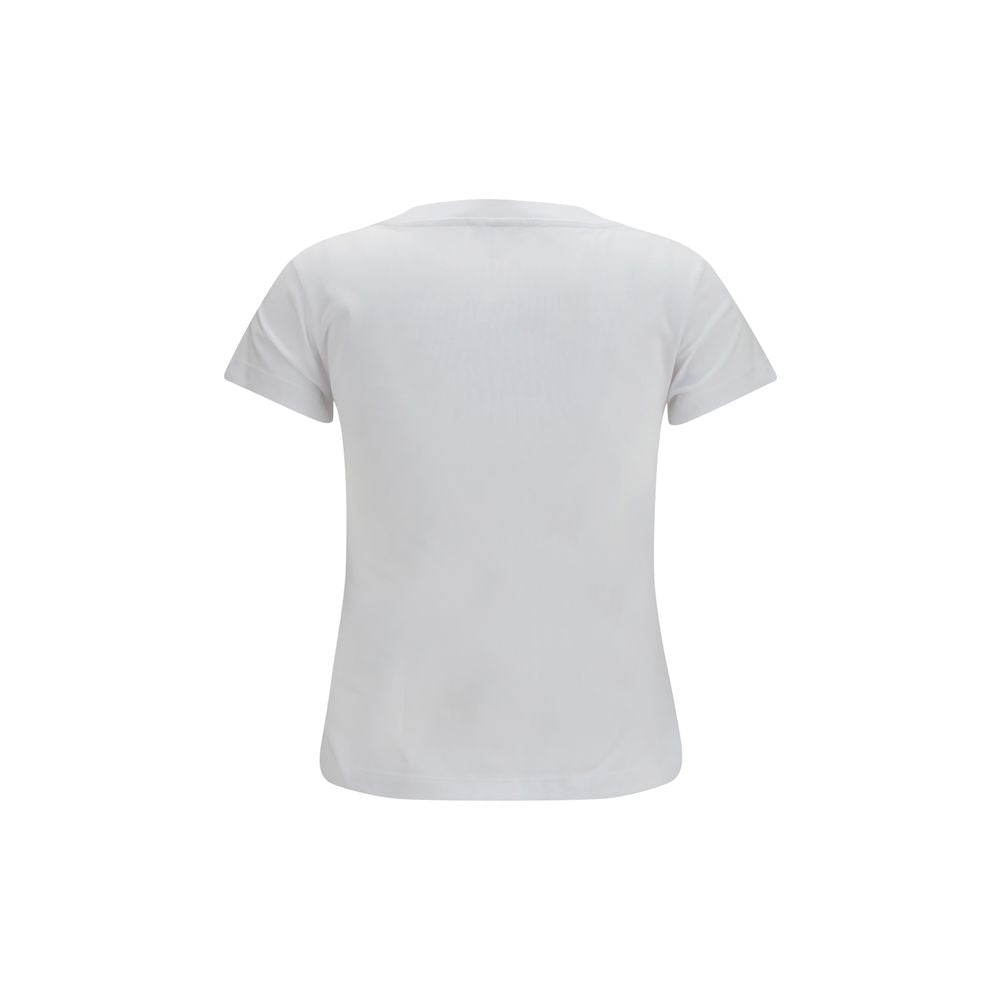 Ganni White Cotton T-Shirt