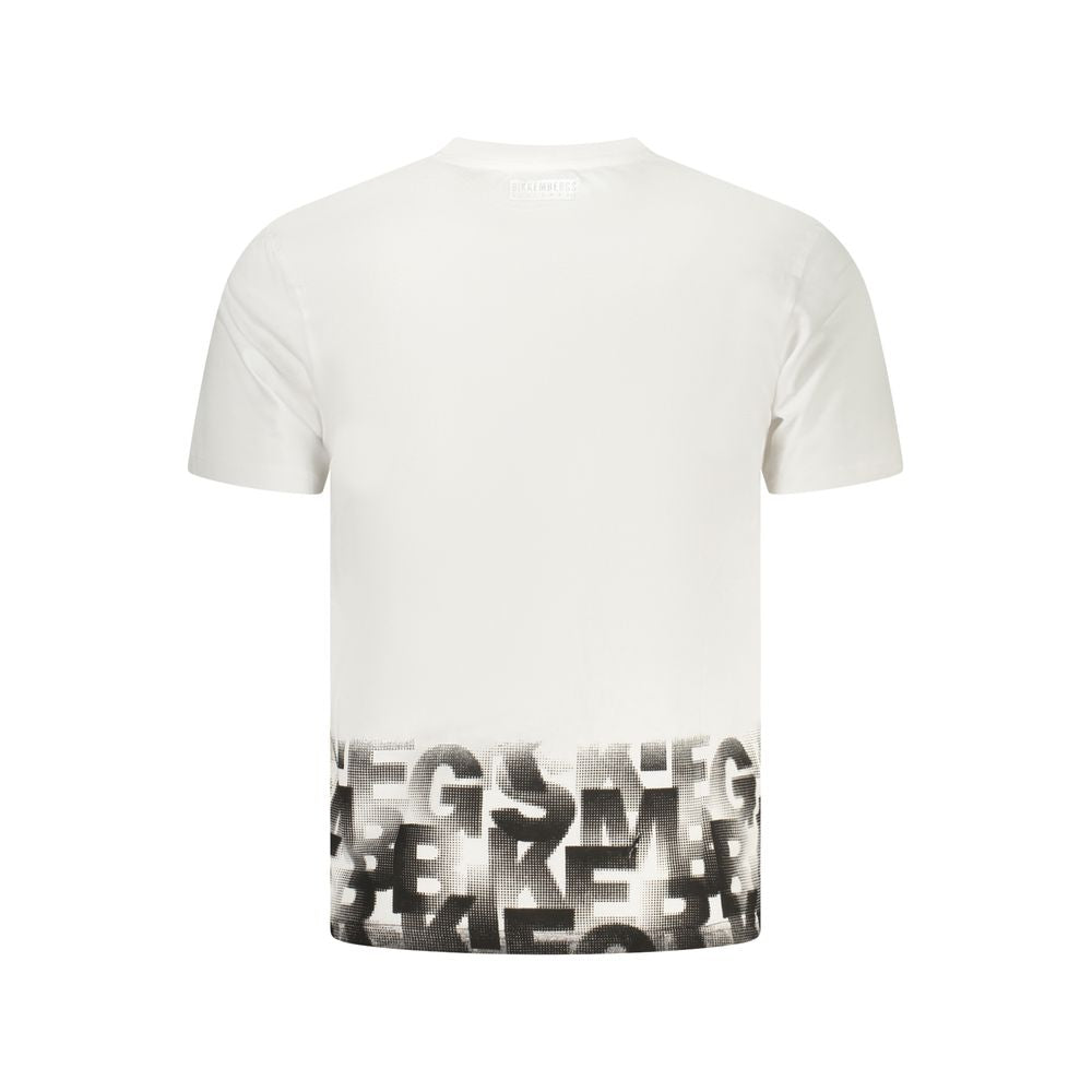 Bikkembergs White Cotton Men's T-Shirt