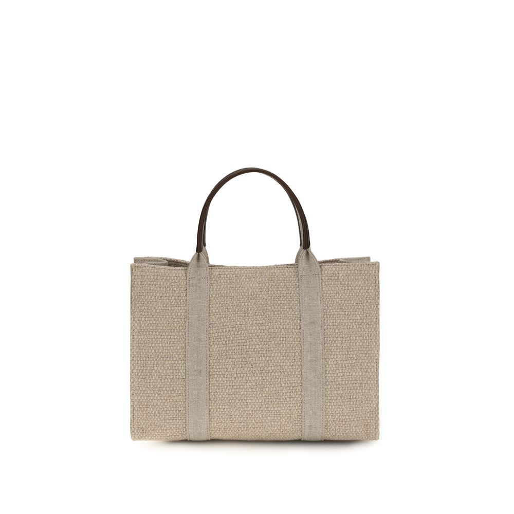 The Row Beige Fabric Shoulder Bag