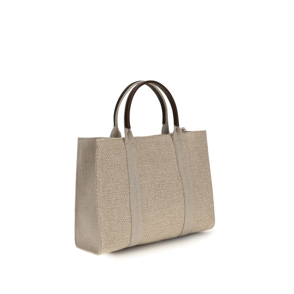 The Row Beige Fabric Shoulder Bag