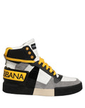 Dolce & Gabbana Multicolor Leather High Top Sneakers Shoes