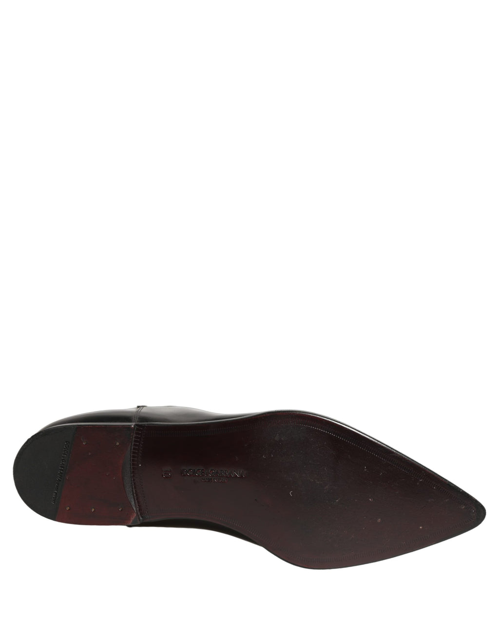 Dolce & Gabbana Black Leather Chelsea Mid Calf Boots Shoes