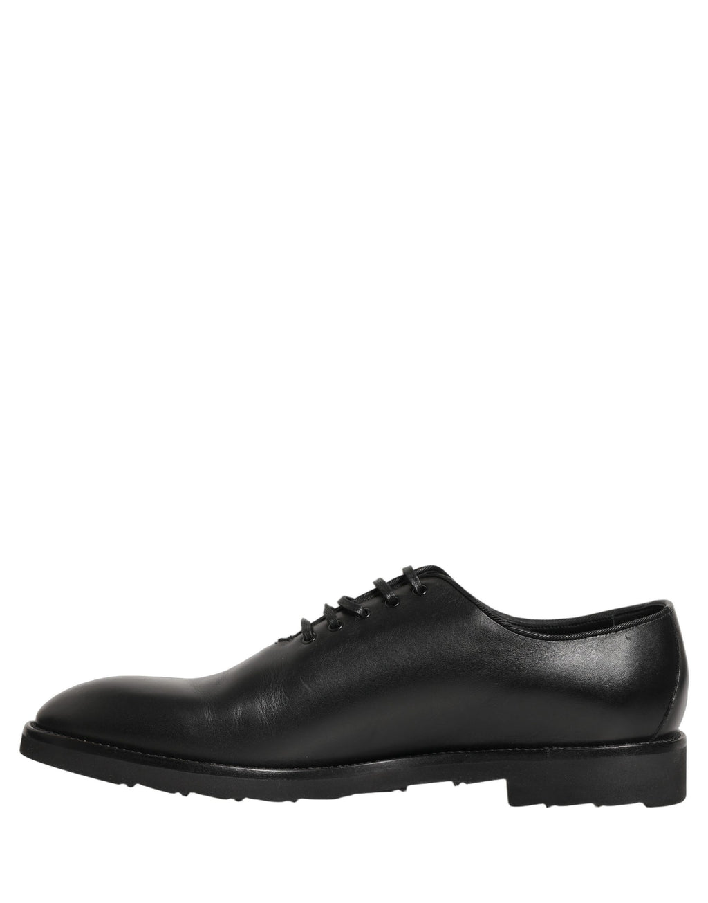 Dolce & Gabbana Black Leather Men Oxford Dress Formal Shoes