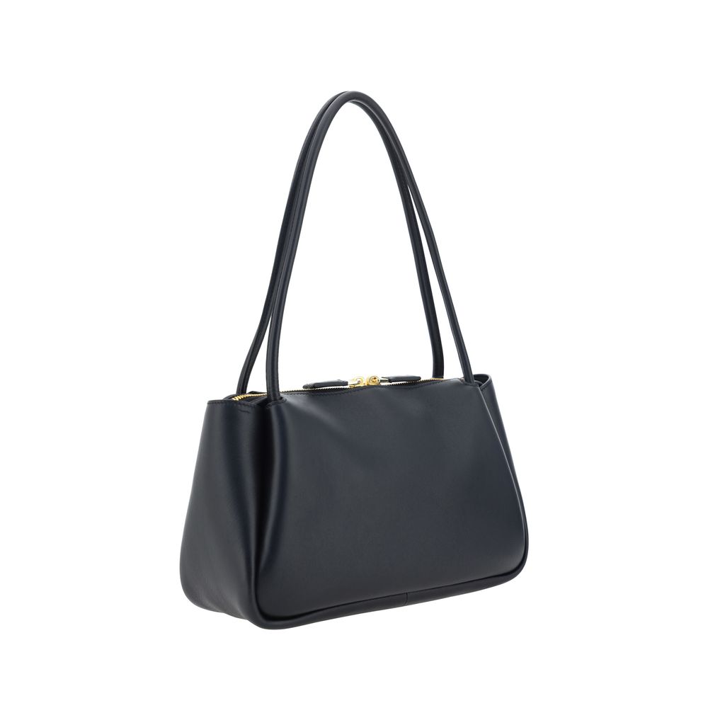 Prada Black Calf Leather Bos Taurus Handbag