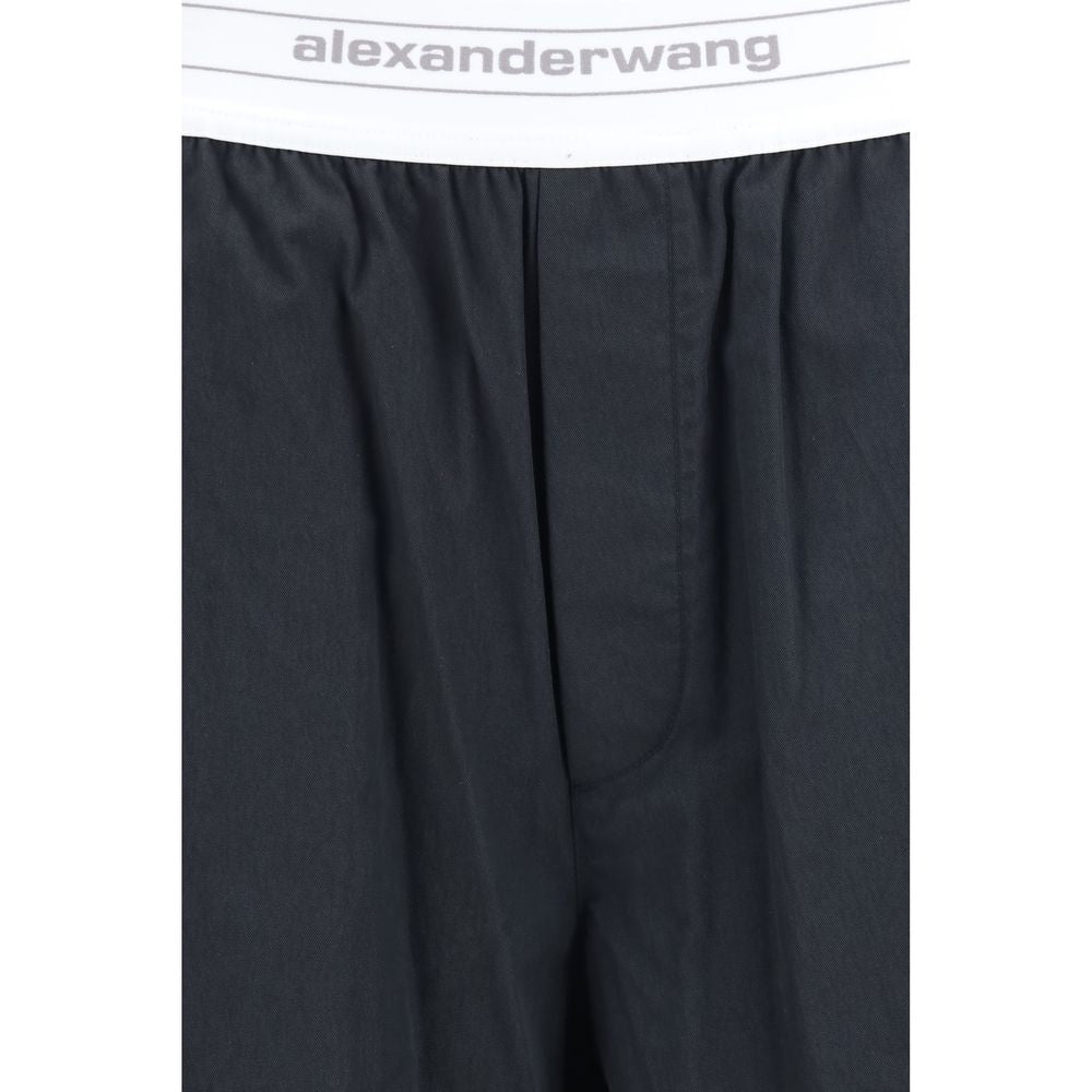 Alexander Wang Black Cotton Casual Pants