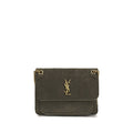 Saint Laurent Gray Lamb Ovis Aries Aries Shoulder Bag