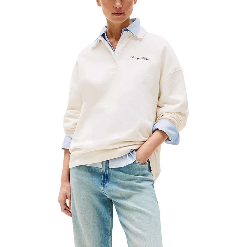 Tommy Hilfiger Beige Polyamide Sweatshirt