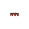 Valentino Garavani Red Calf Leather Bos Taurus Bracelet