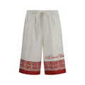 Dolce & Gabbana Multicolor Silk Bermuda Shorts