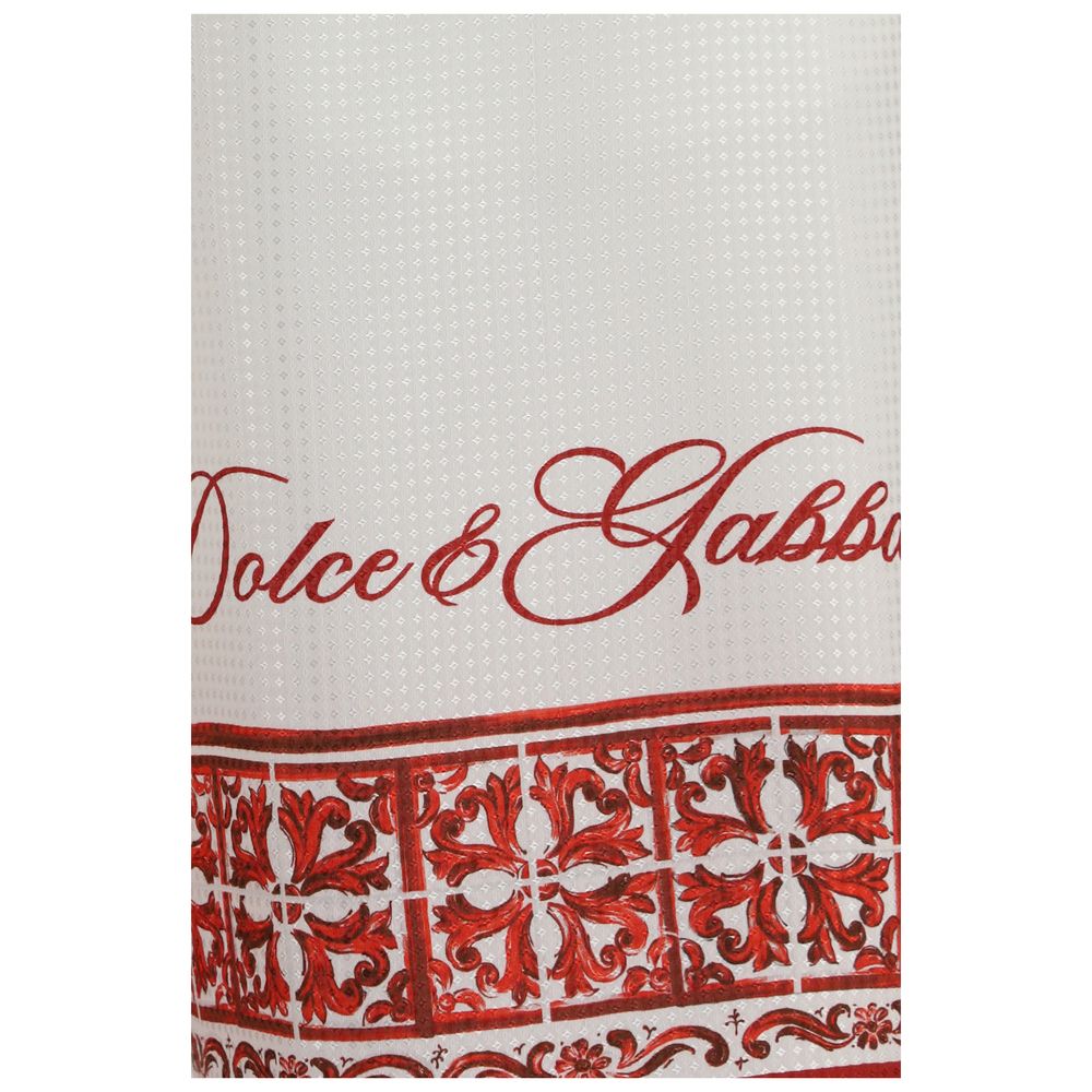 Dolce & Gabbana Multicolor Silk Bermuda Shorts