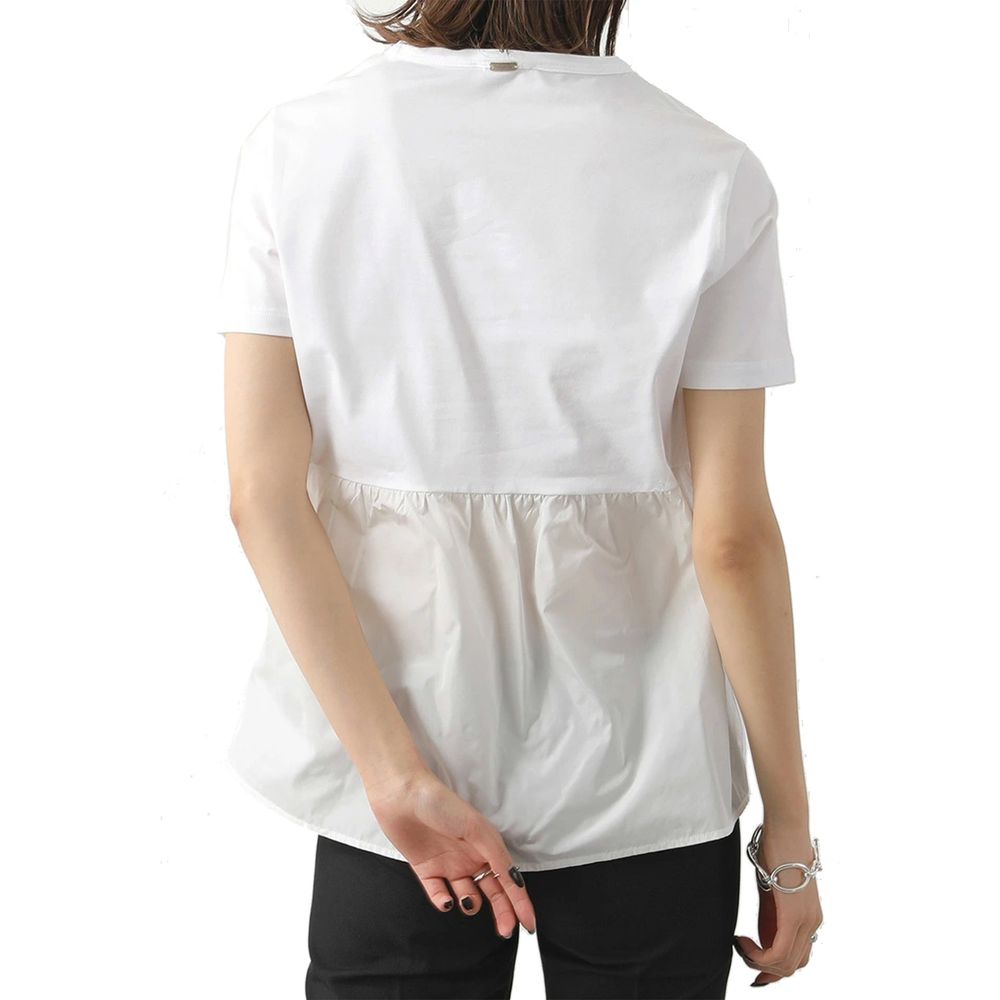Herno White Cotton T-Shirt