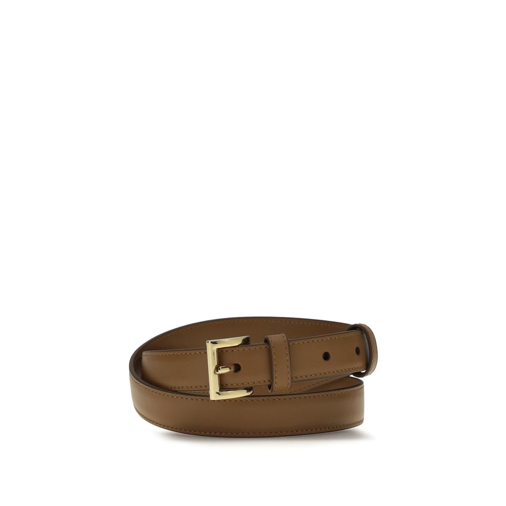 Prada Beige Calf Leather Bos Taurus Regular Belt