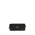 Prada Black Recycled Polyamide Clutch Bag