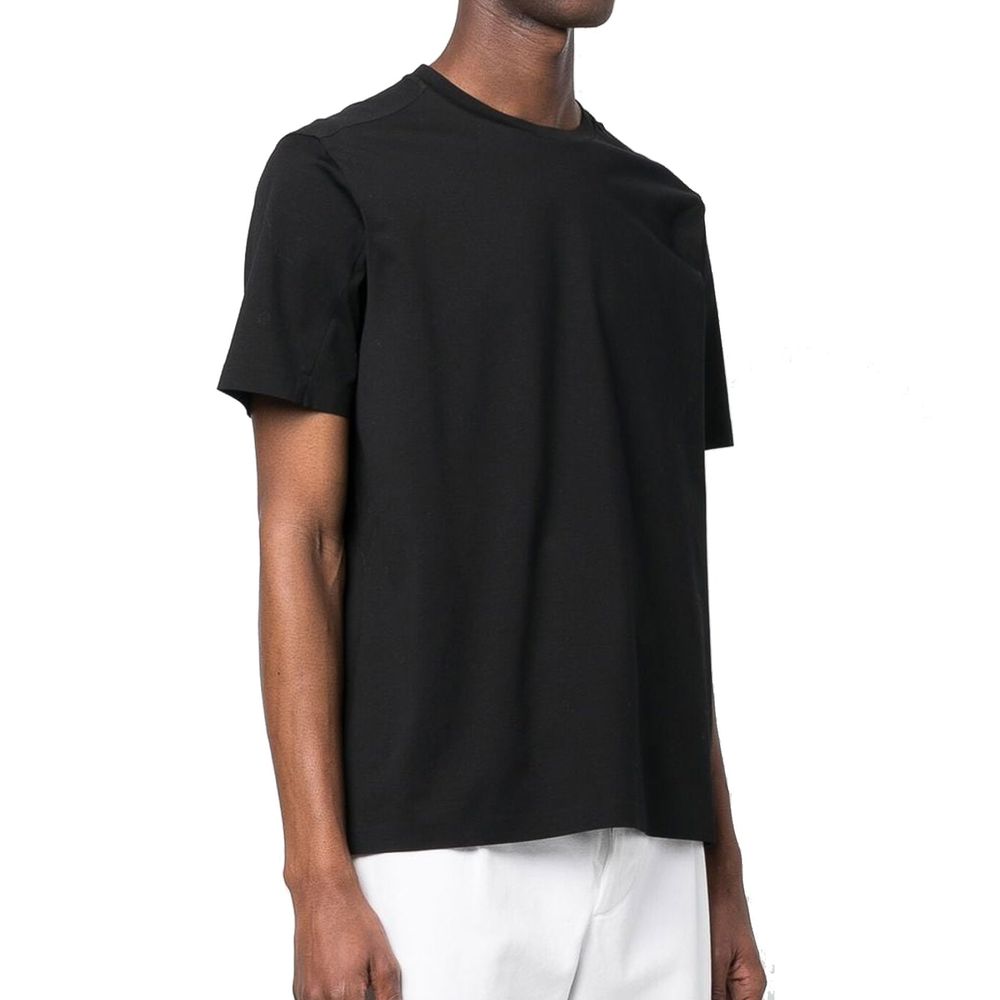 Herno Black Cotton T-Shirt