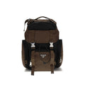 Prada Brown Recycled Polyamide Backpack