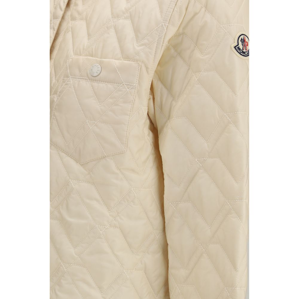 Moncler Beige Polyamide Full-Length Jacket