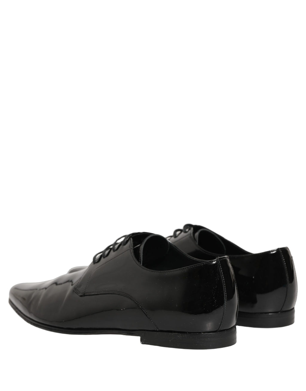 Dolce & Gabbana Black Leather Derby Dress Men Formal Shoes