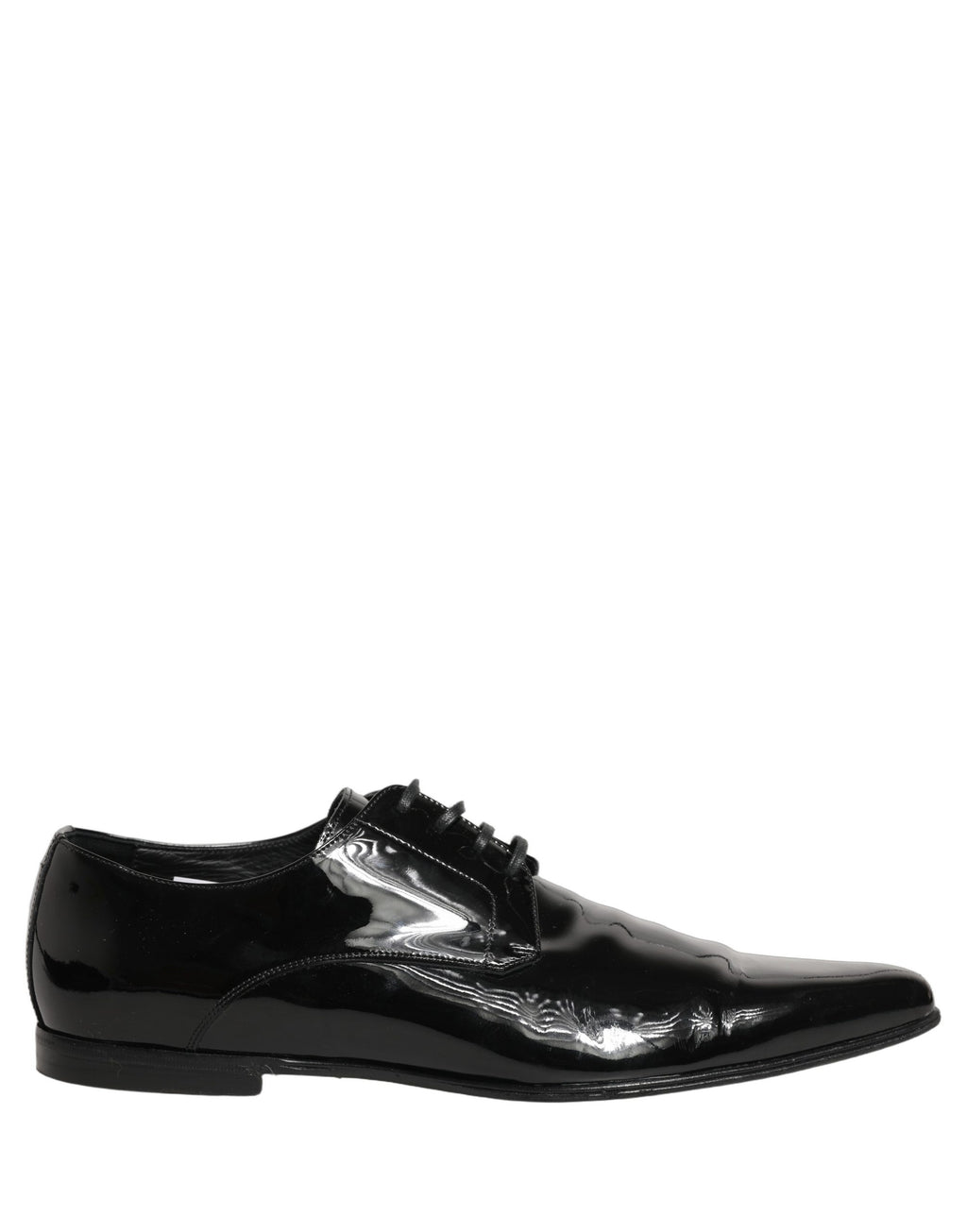 Dolce & Gabbana Black Leather Derby Dress Men Formal Shoes