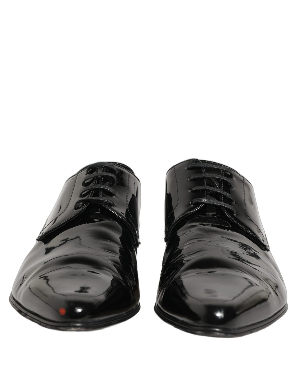 Dolce & Gabbana Black Leather Derby Dress Men Formal Shoes
