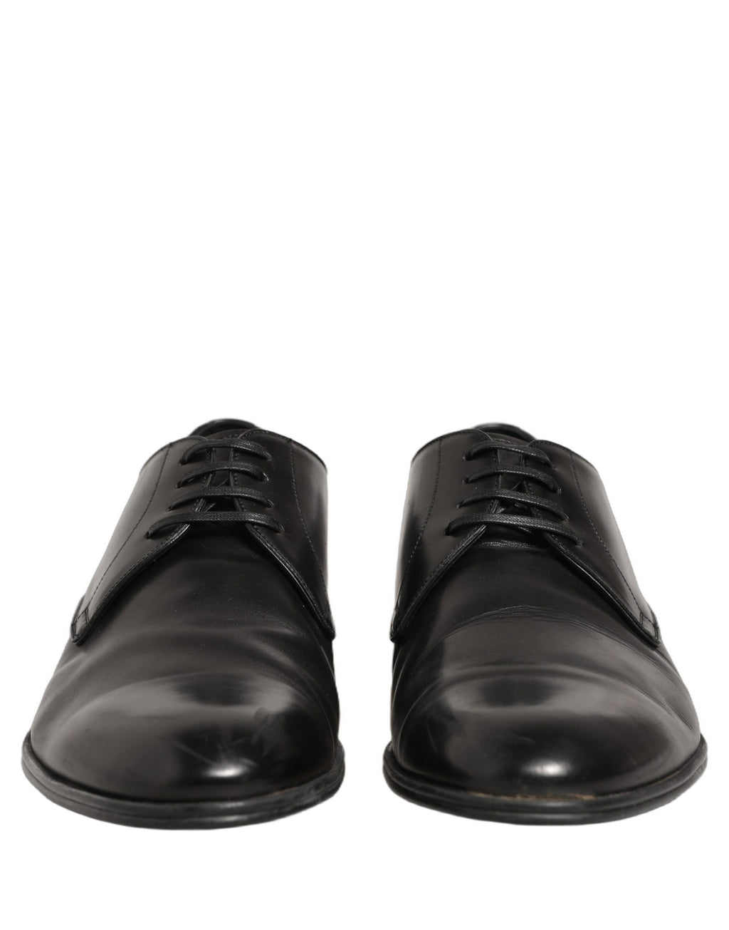 Dolce & Gabbana Dress Black Leather Lace Up Derby Shoes