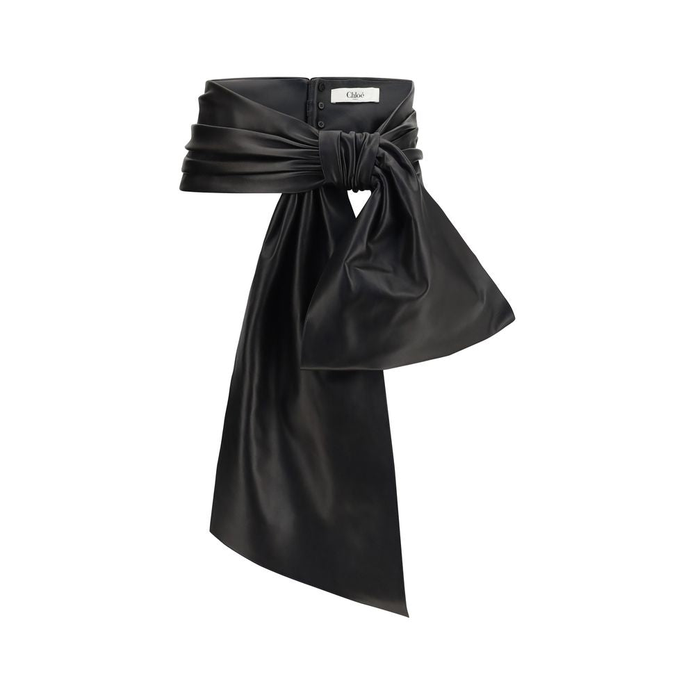 Chloé Black Lamb Ovis Aries Aries Regular Belt