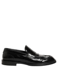 Dolce & Gabbana Black Leather Formal Men Dress Loafers Shoes