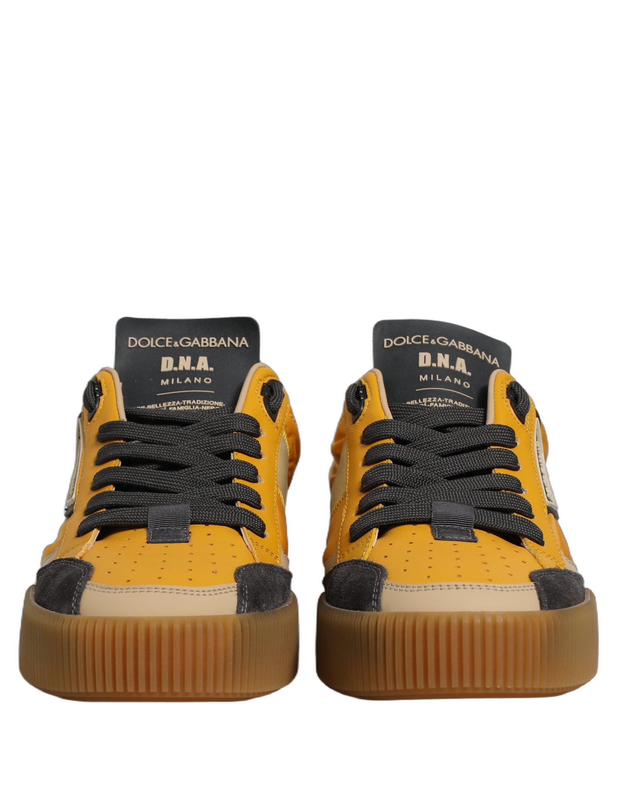 Dolce & Gabbana Multicolor MIAMI Low Top Men Sneakers Shoes