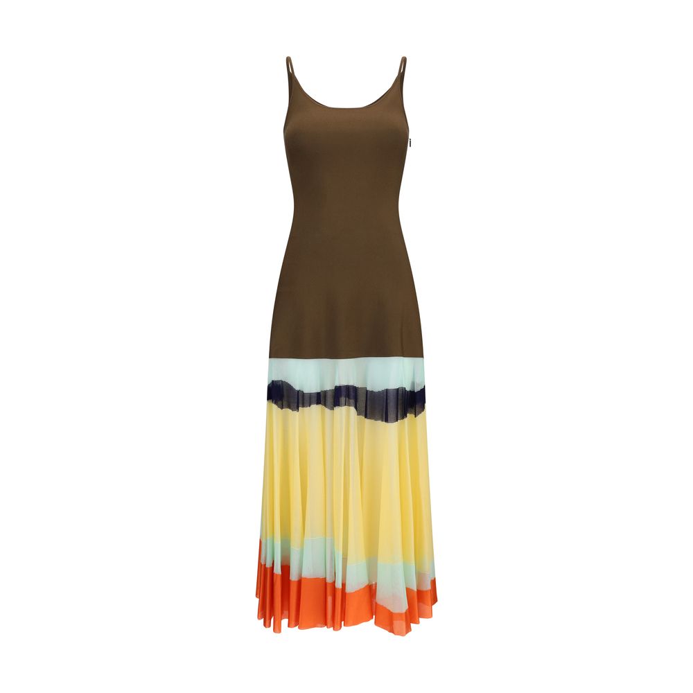 Fendi Multicolor Viscose Casual Dress