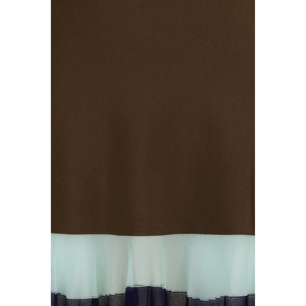 Fendi Multicolor Viscose Casual Dress