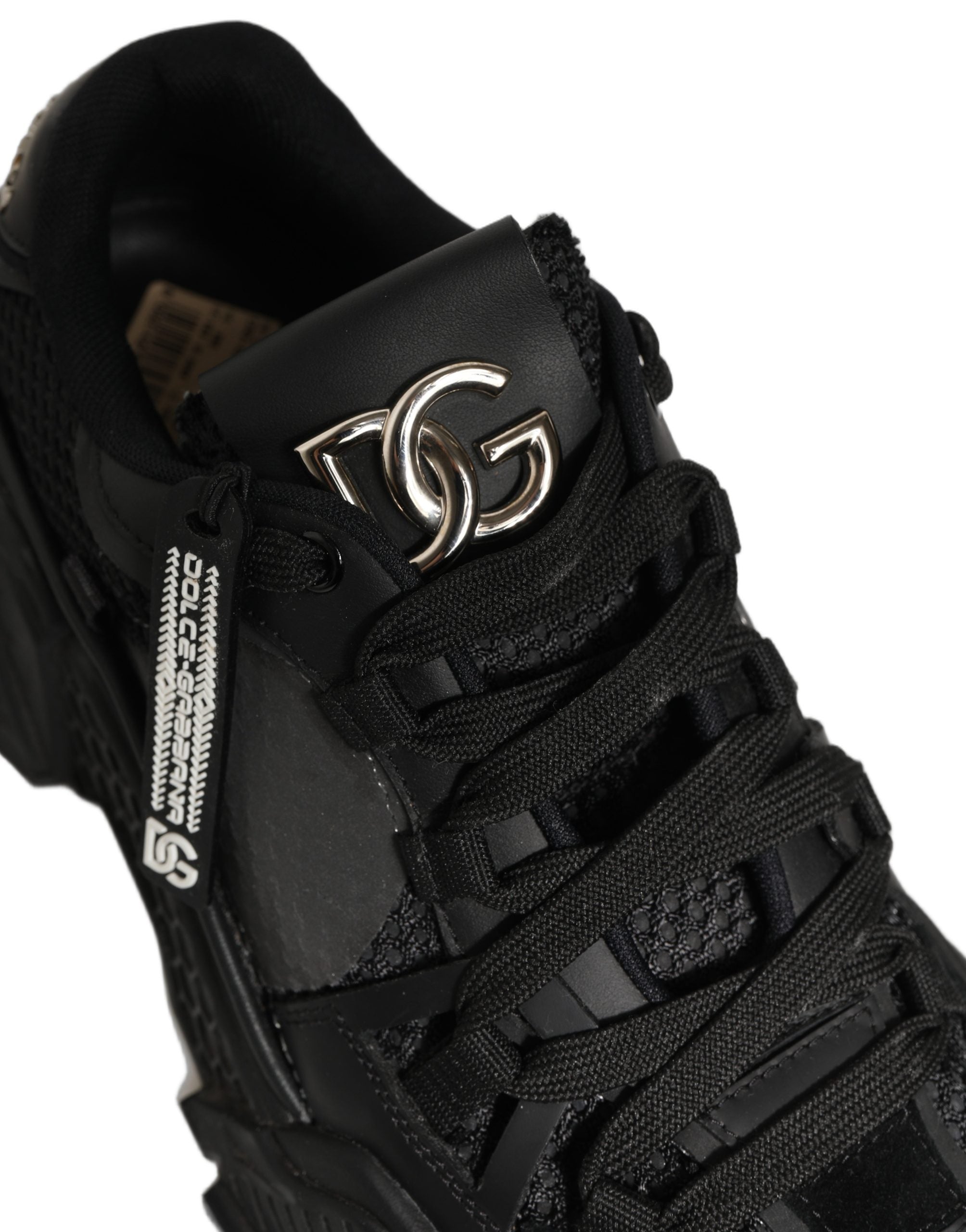 Dolce & Gabbana Black Airmaster Low Top Sneakers Shoes