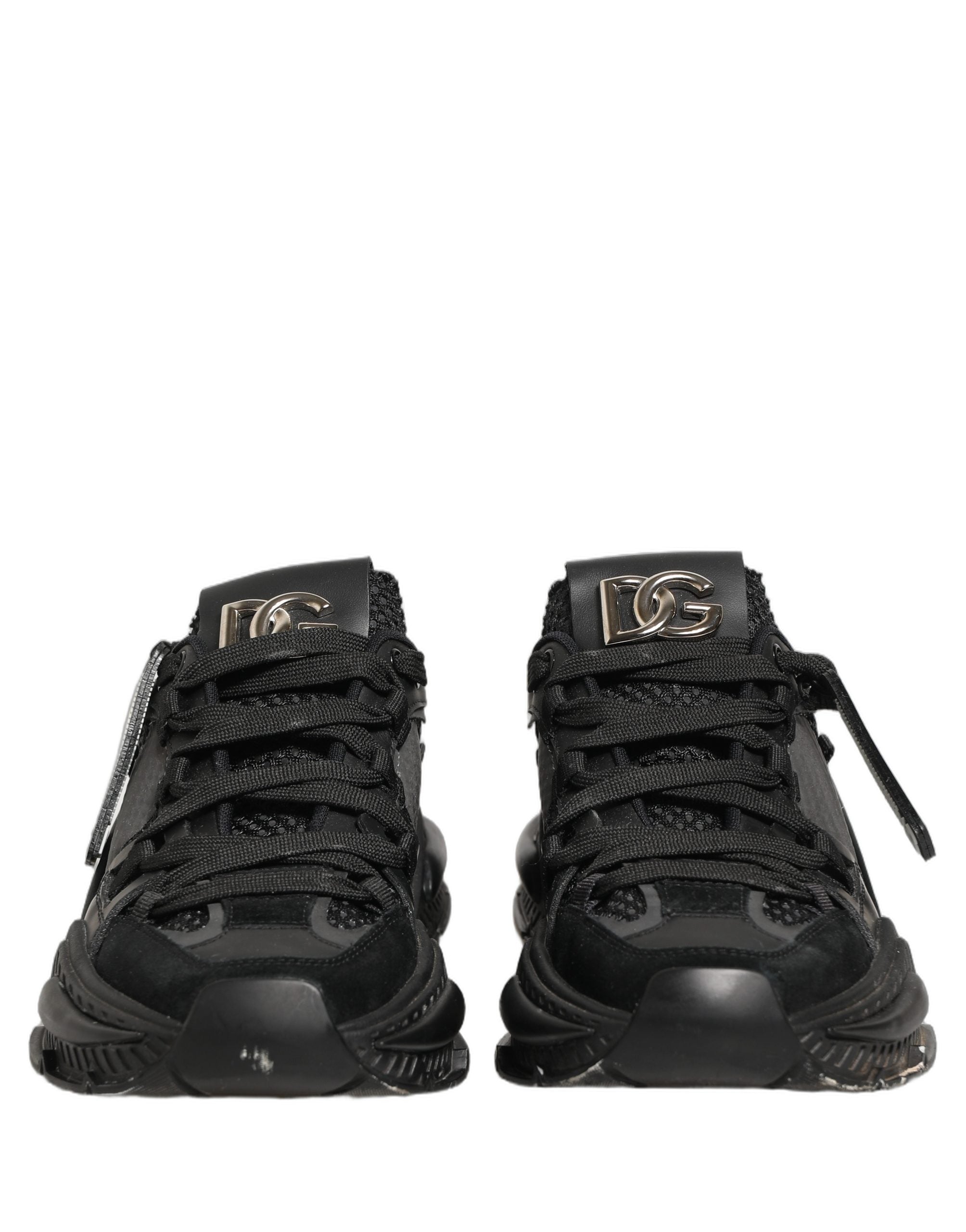 Dolce & Gabbana Black Airmaster Low Top Sneakers Shoes