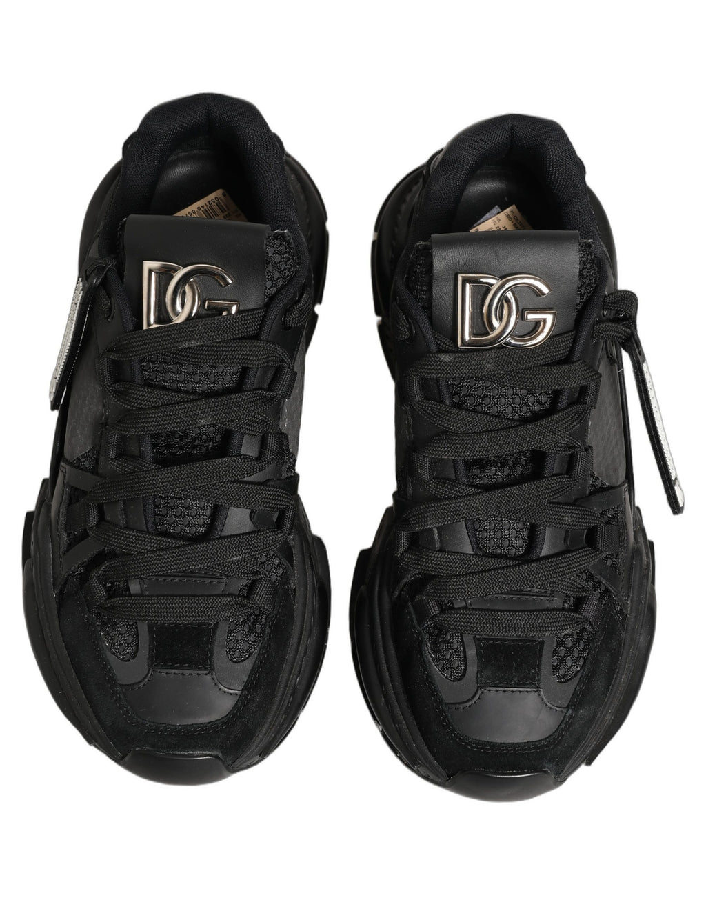 Dolce & Gabbana Black Airmaster Low Top Sneakers Shoes