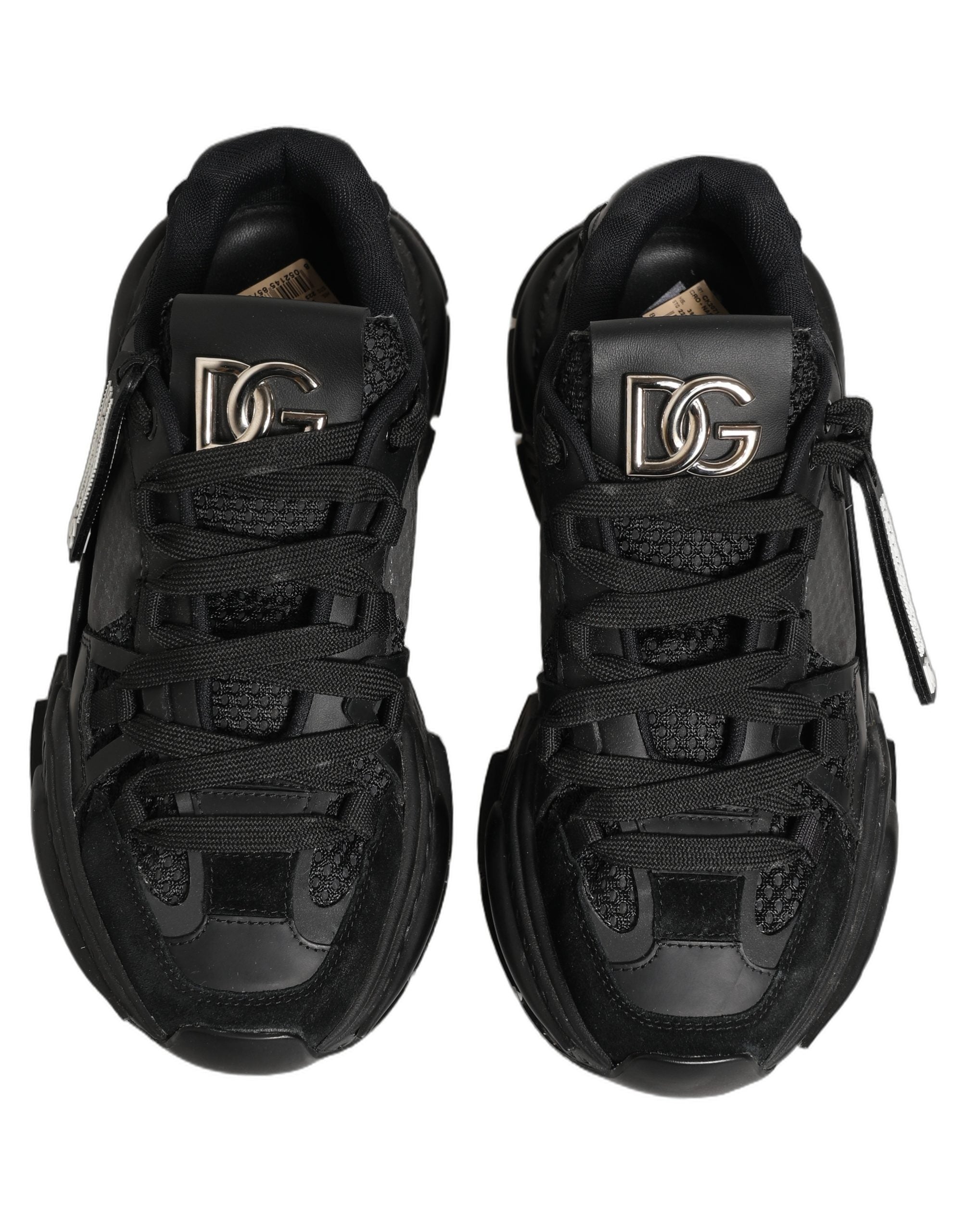 Dolce & Gabbana Black Airmaster Low Top Sneakers Shoes
