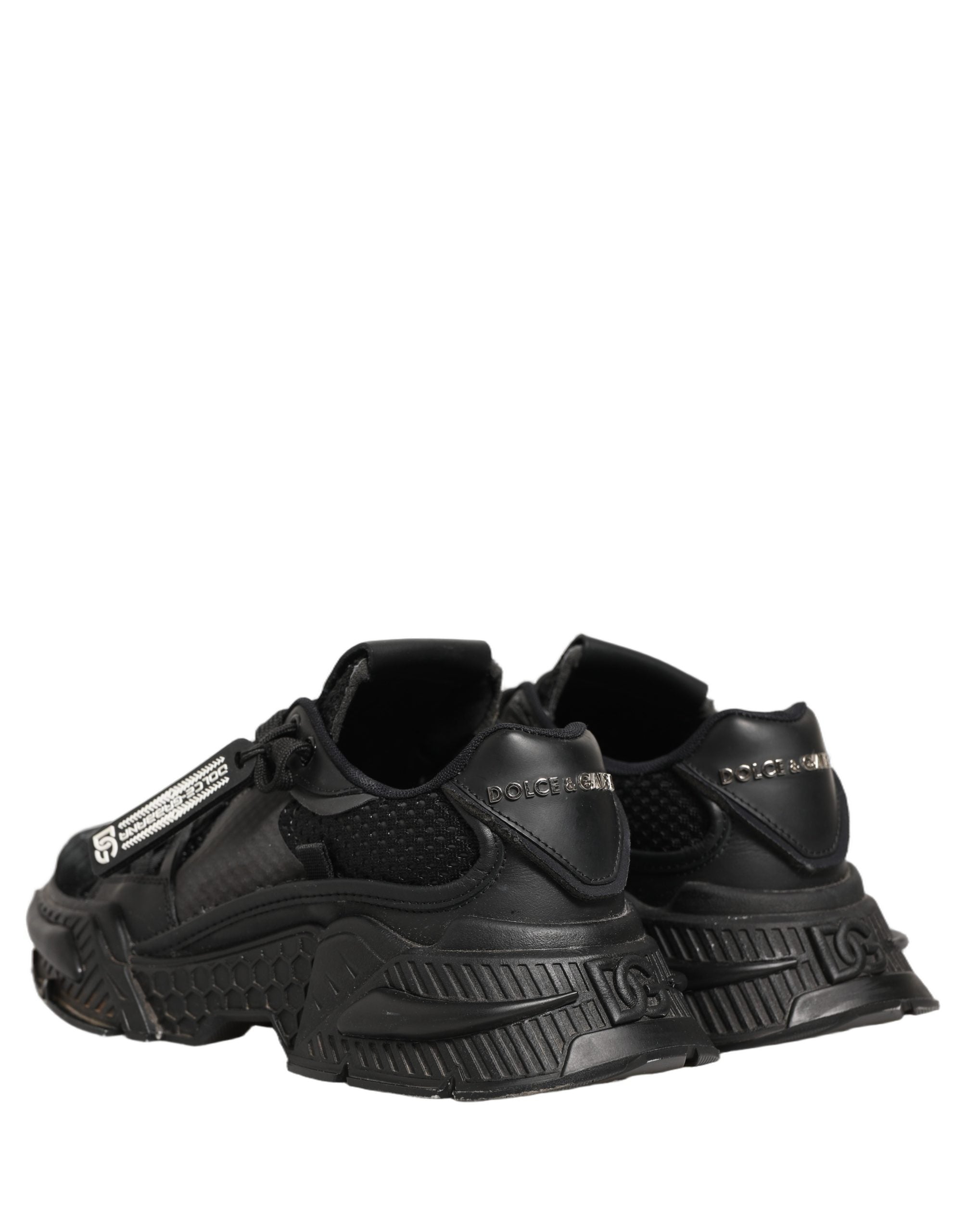 Dolce & Gabbana Black Airmaster Low Top Sneakers Shoes