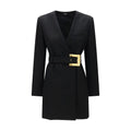 Balmain Black Wool Oves Aries Blazer