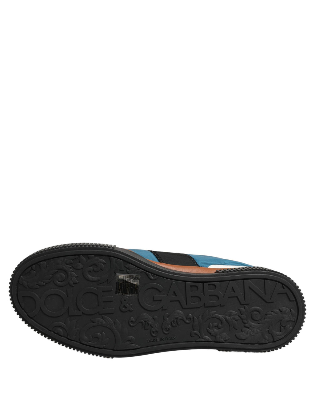 Dolce & Gabbana Multicolor Leather MIAMI Low Top Men Sneakers Shoes