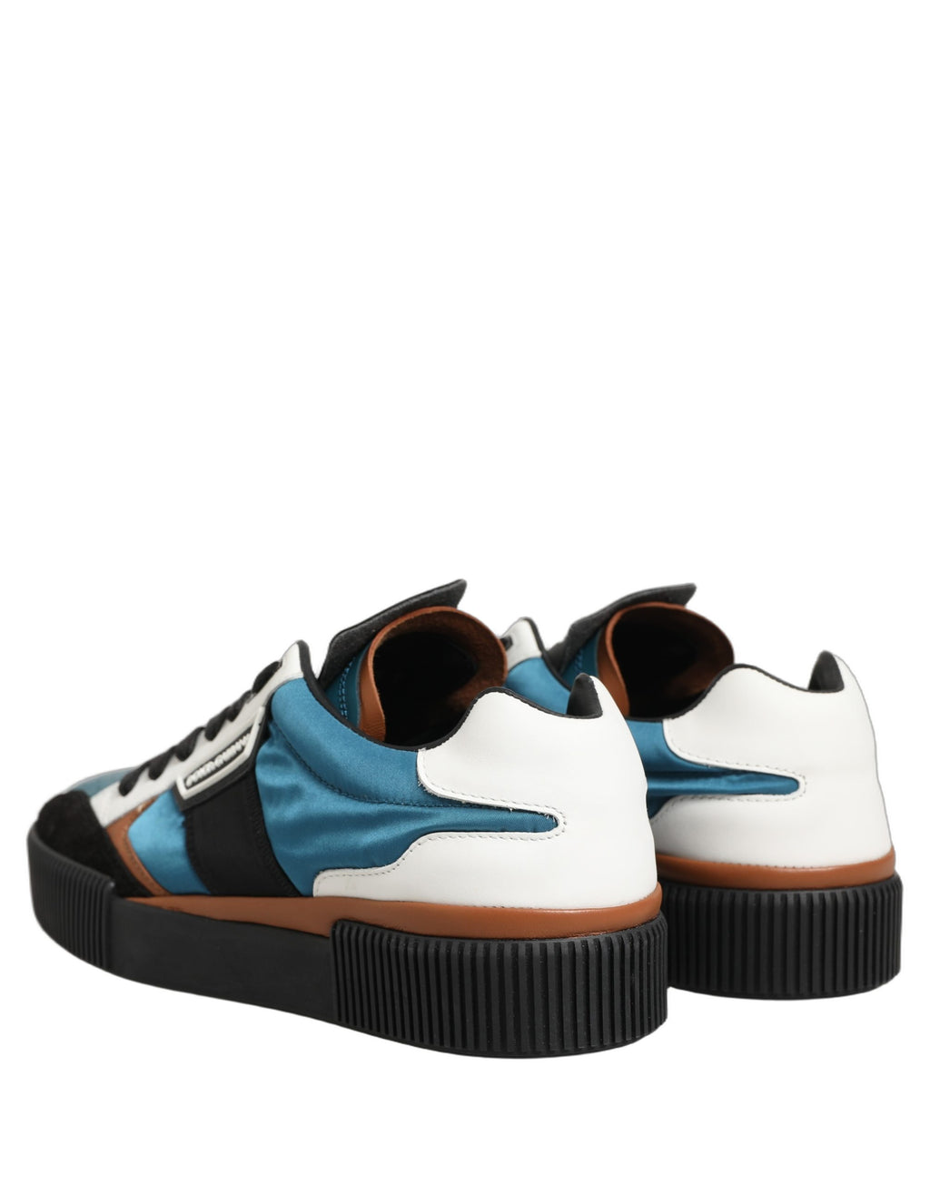 Dolce & Gabbana Multicolor Leather MIAMI Low Top Men Sneakers Shoes
