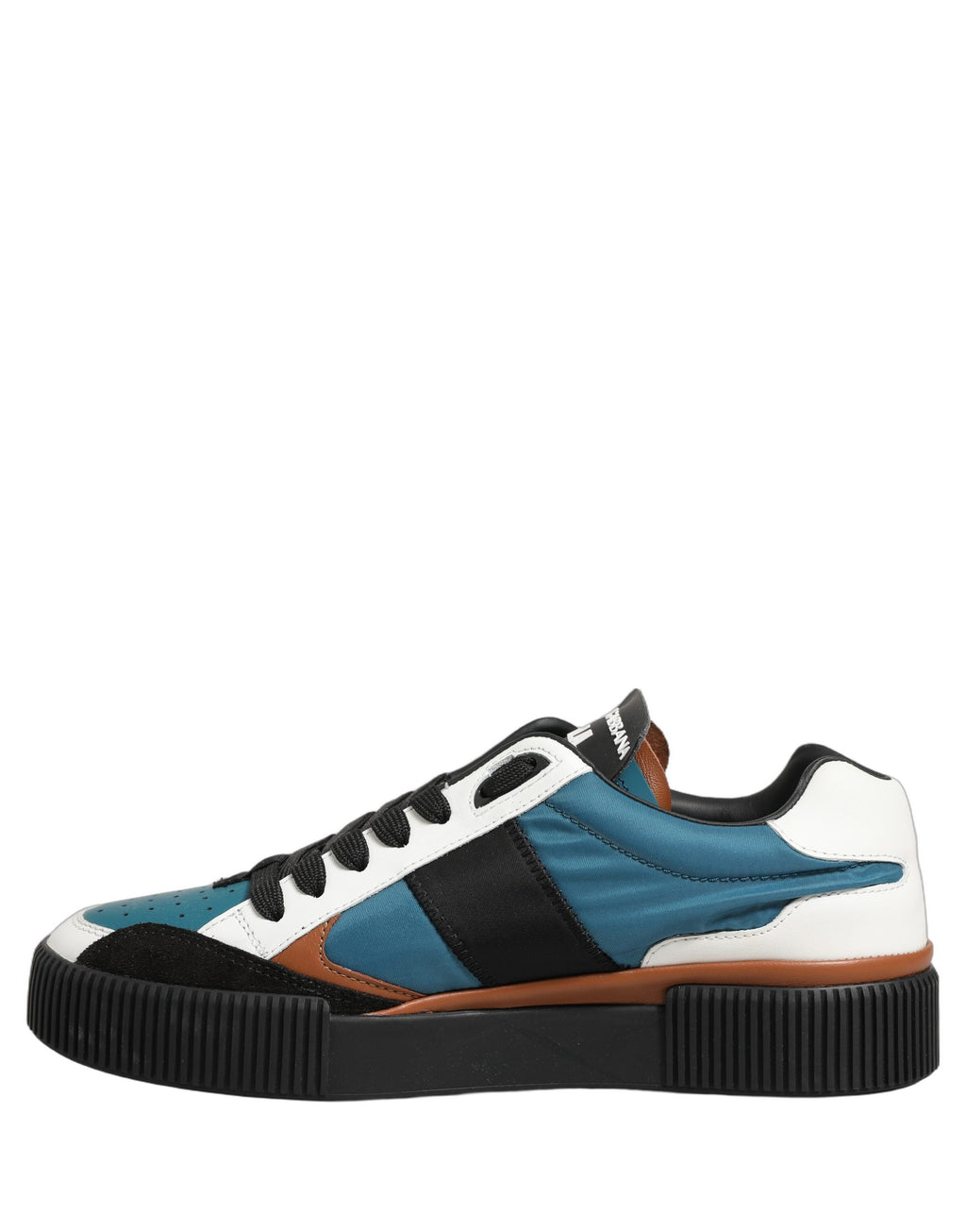 Dolce & Gabbana Multicolor Leather MIAMI Low Top Men Sneakers Shoes
