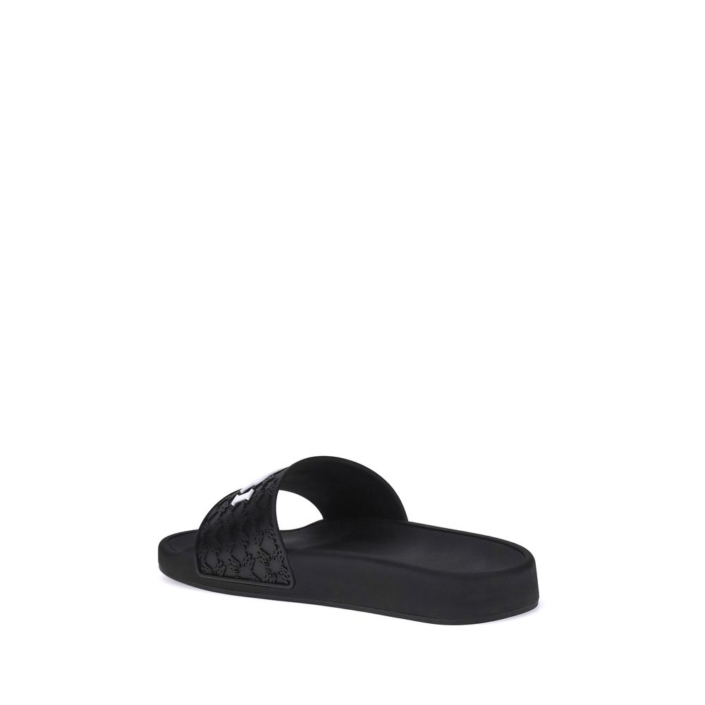 Amiri Black Rubber Flat Sandals