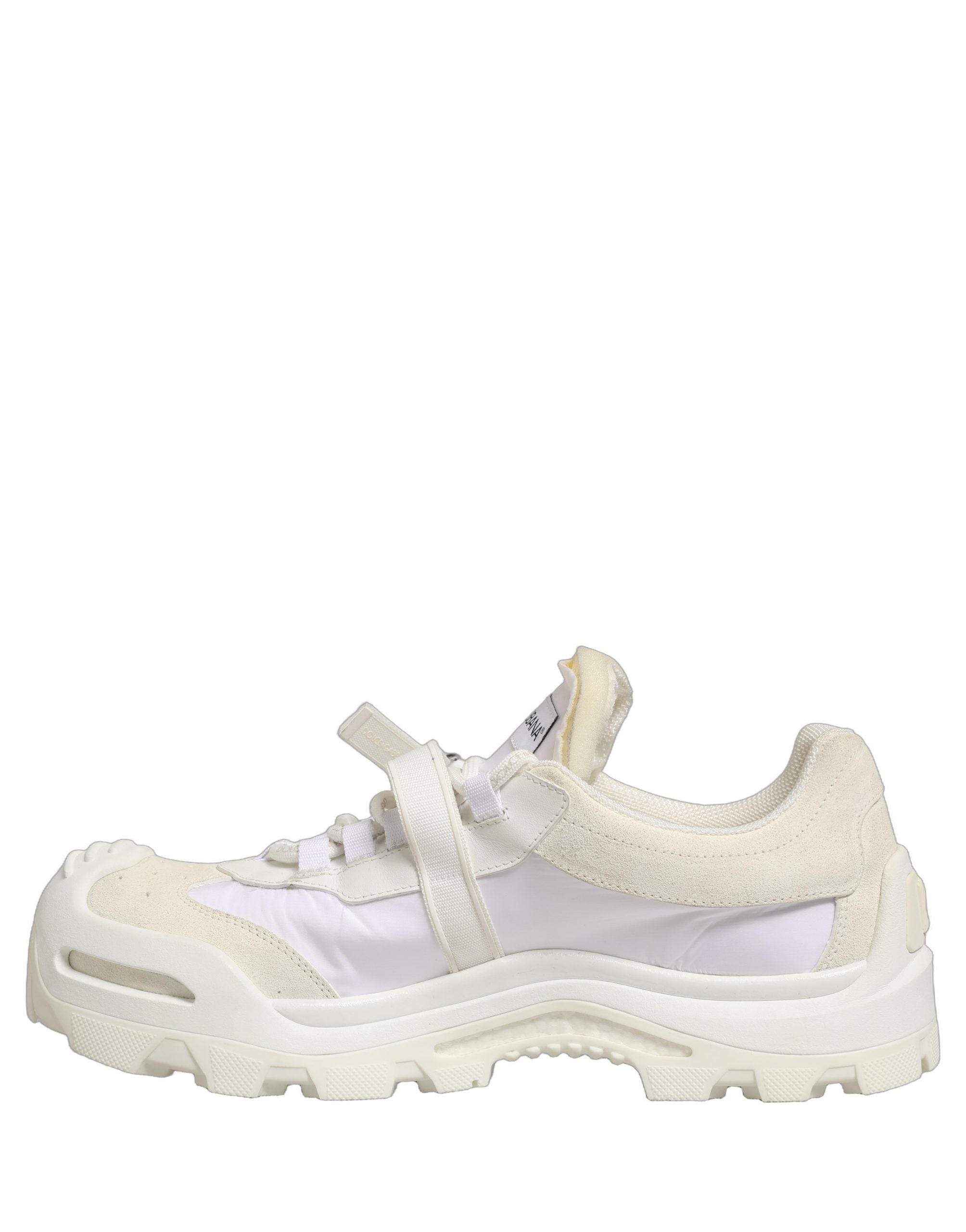 Dolce & Gabbana White Airmaster Panelled Low Top Men Sneakers Shoes