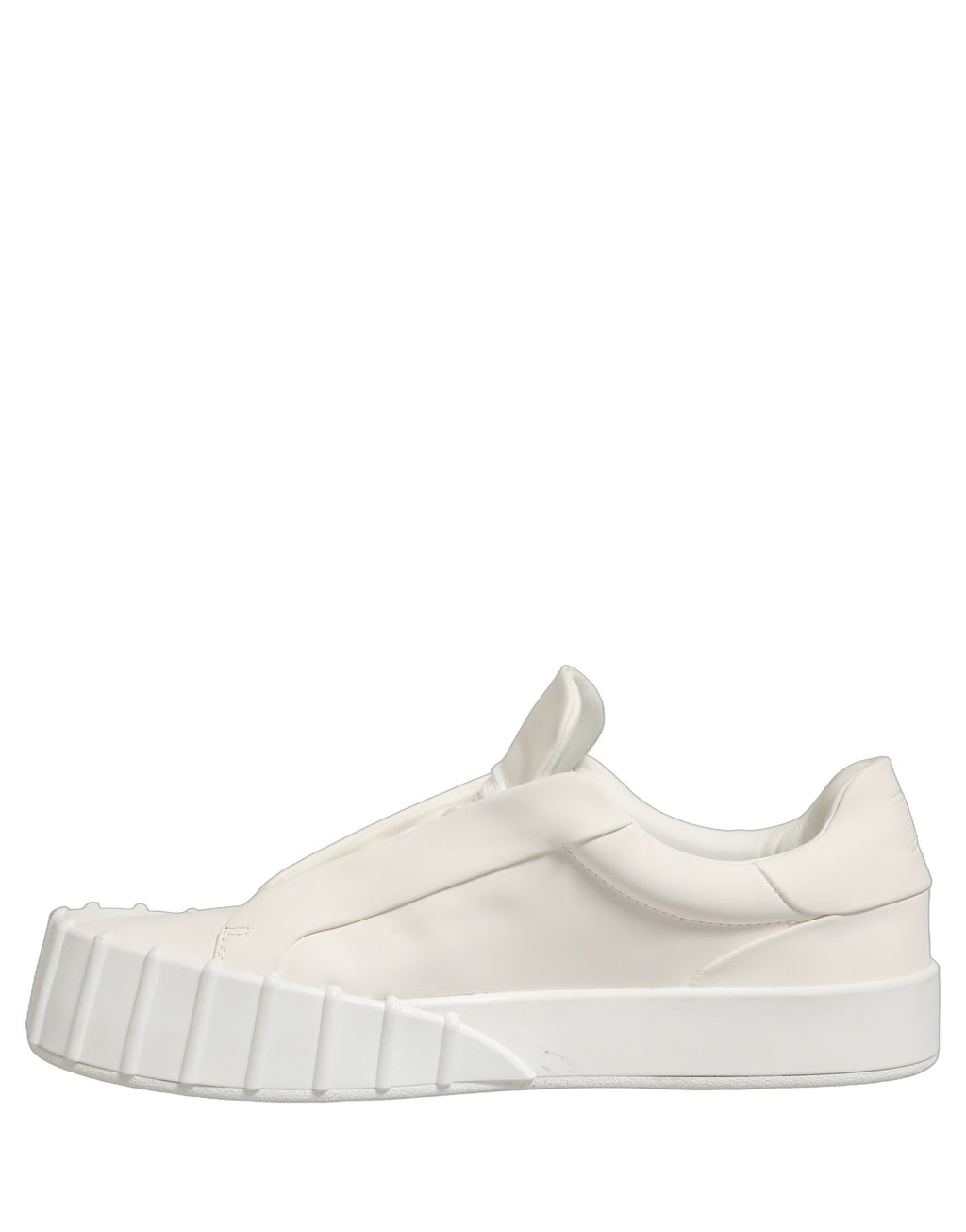Dolce & Gabbana White Leather Low Top Lace Up Sneakers Shoes