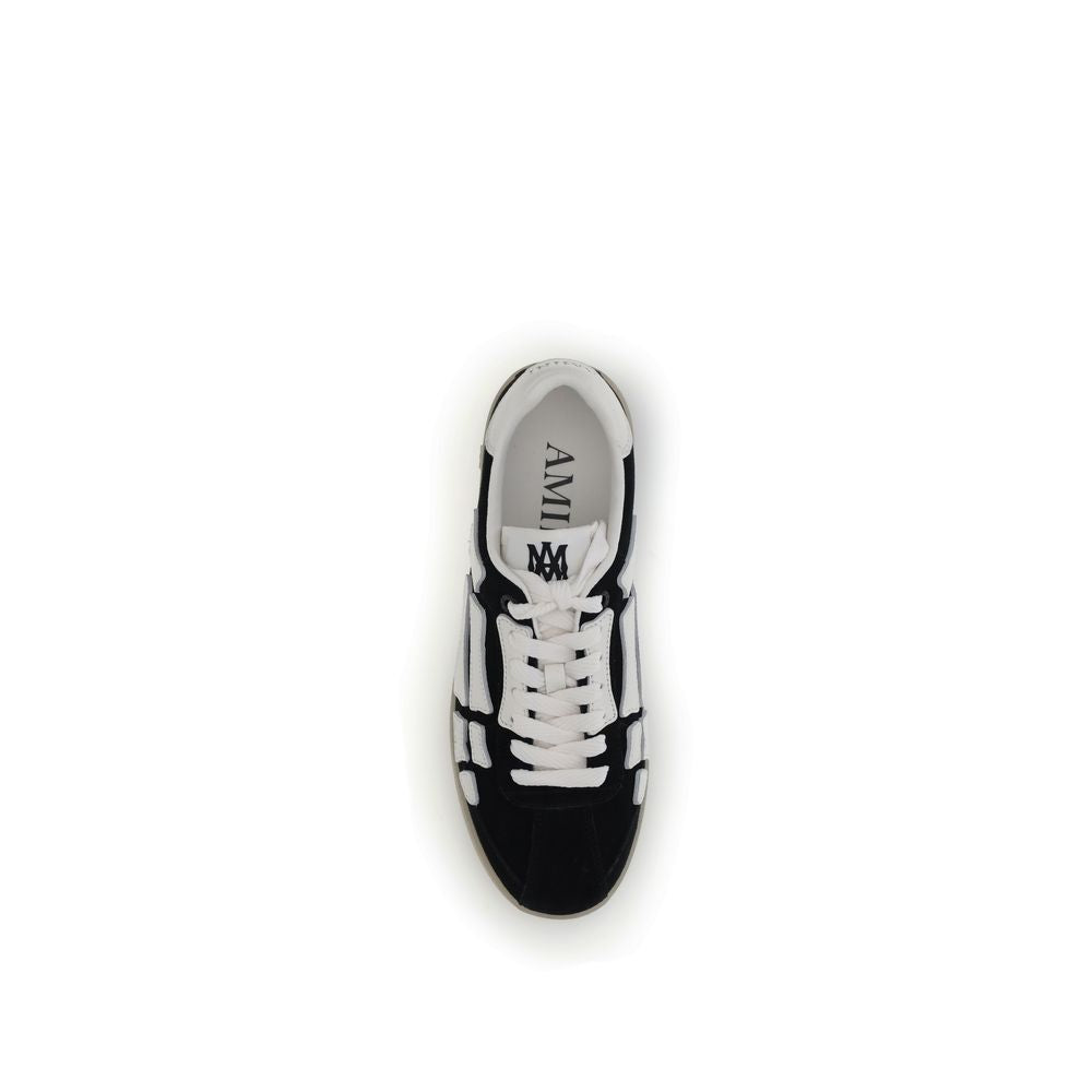 Amiri Black Calf Leather Bos Taurus Athletic Sneakers