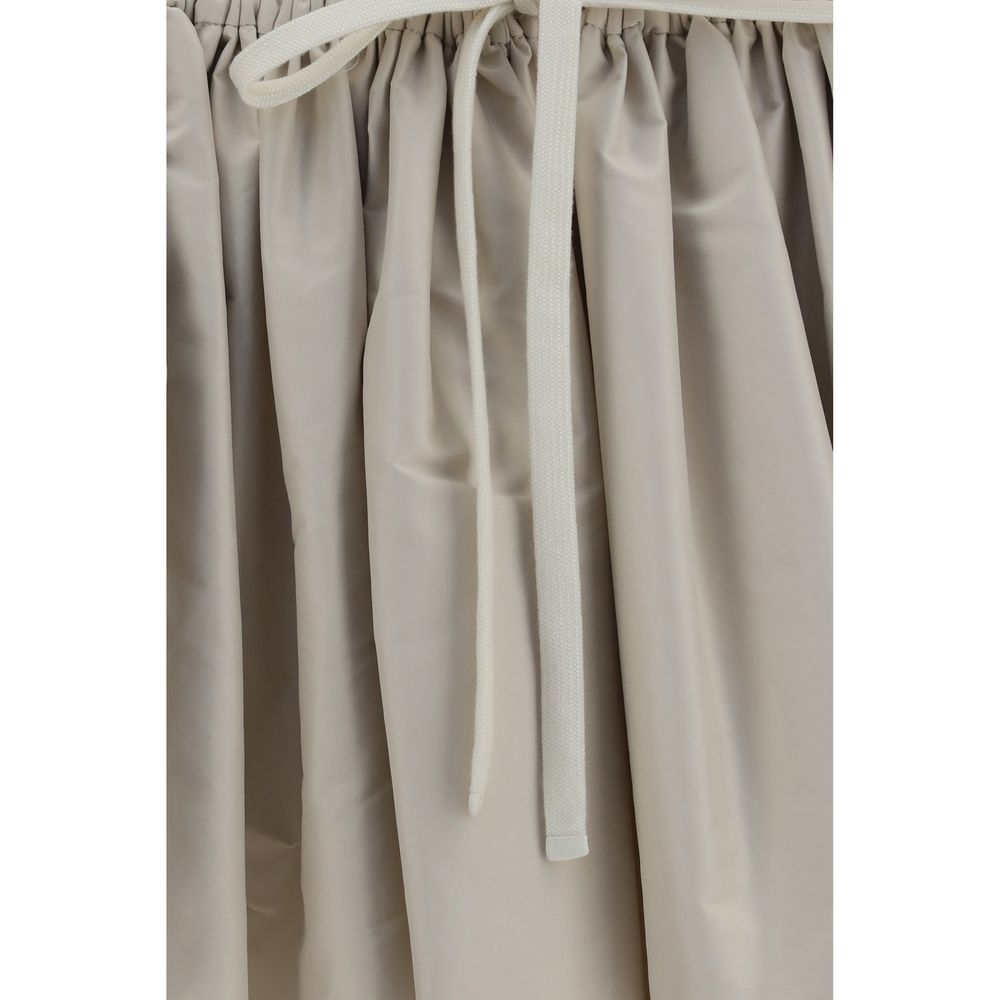 Miu Miu Beige Polyester Mini Skirt