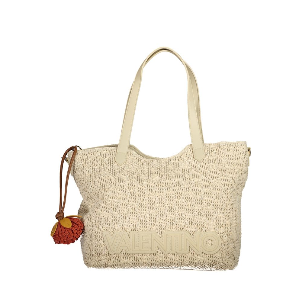 Mario Valentino Beige Polyethylene Women's Bag