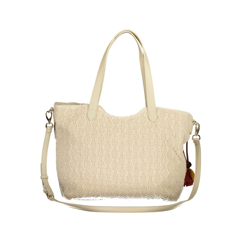 Mario Valentino Beige Polyethylene Women's Bag