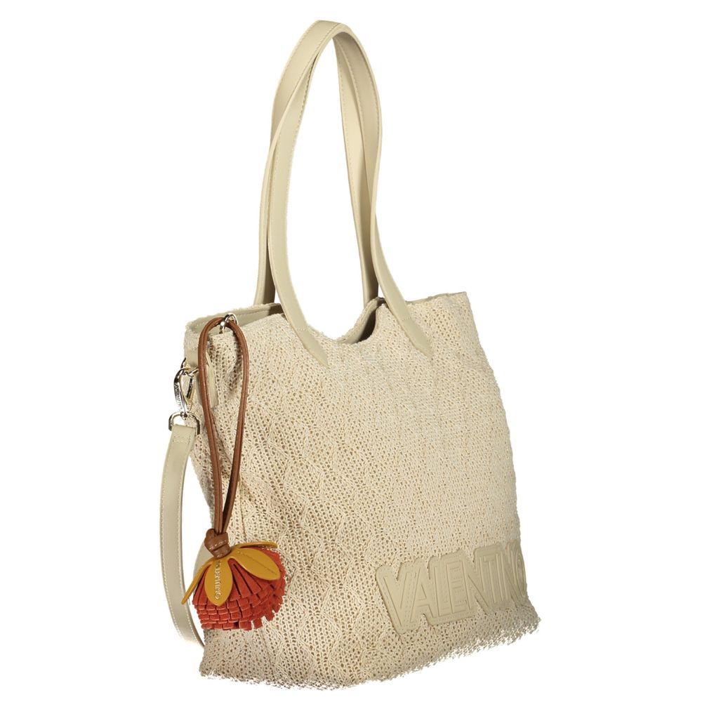 Mario Valentino Beige Polyethylene Women's Bag
