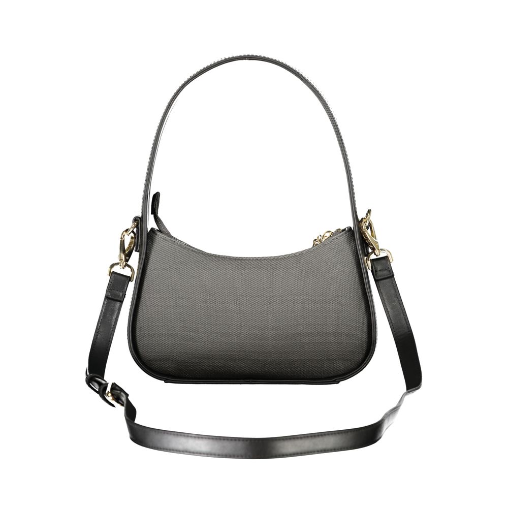 Mario Valentino Black Polyurethane Women's Bag