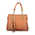 Mario Valentino Brown Polyurethane Women Bag