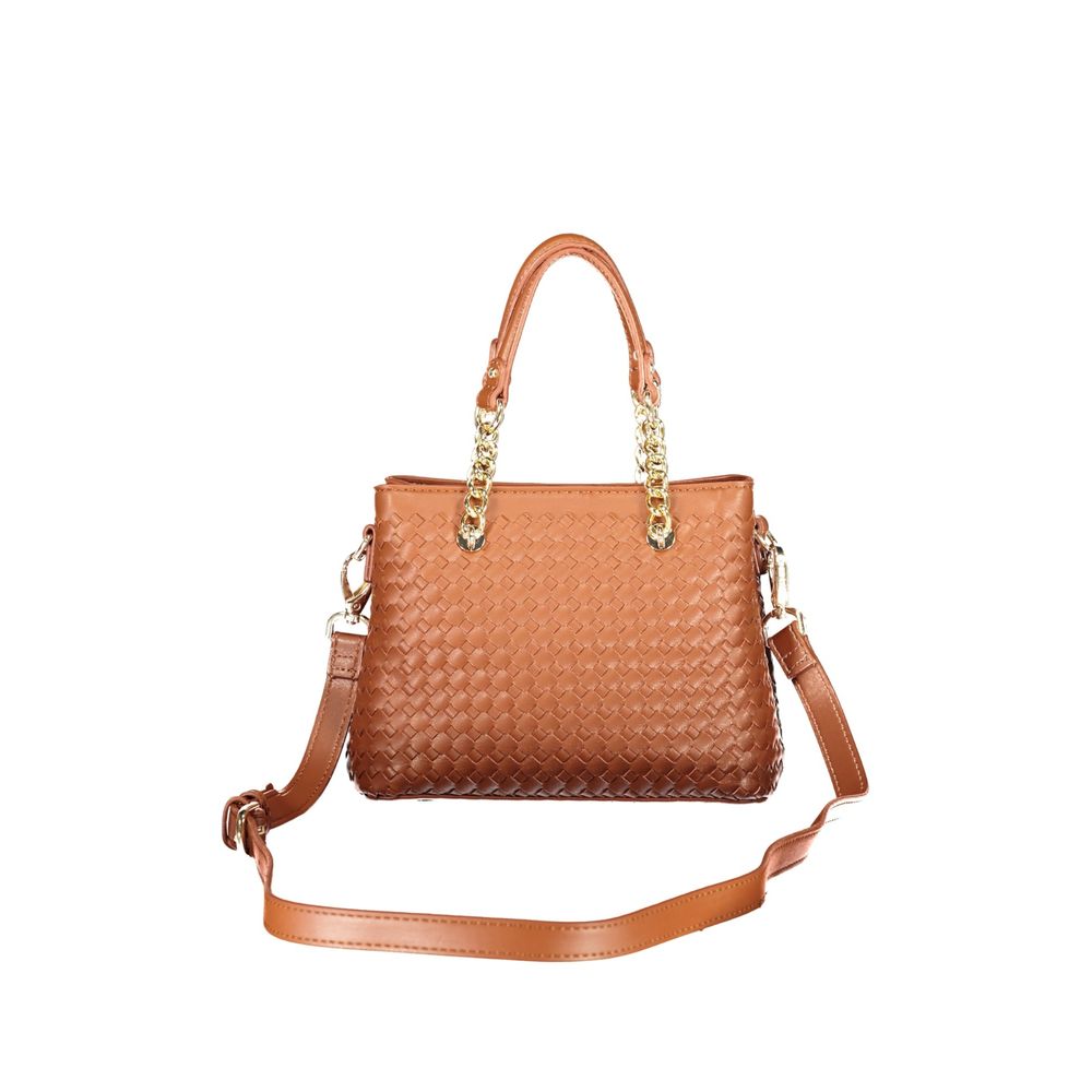 Mario Valentino Brown Polyurethane Women Bag